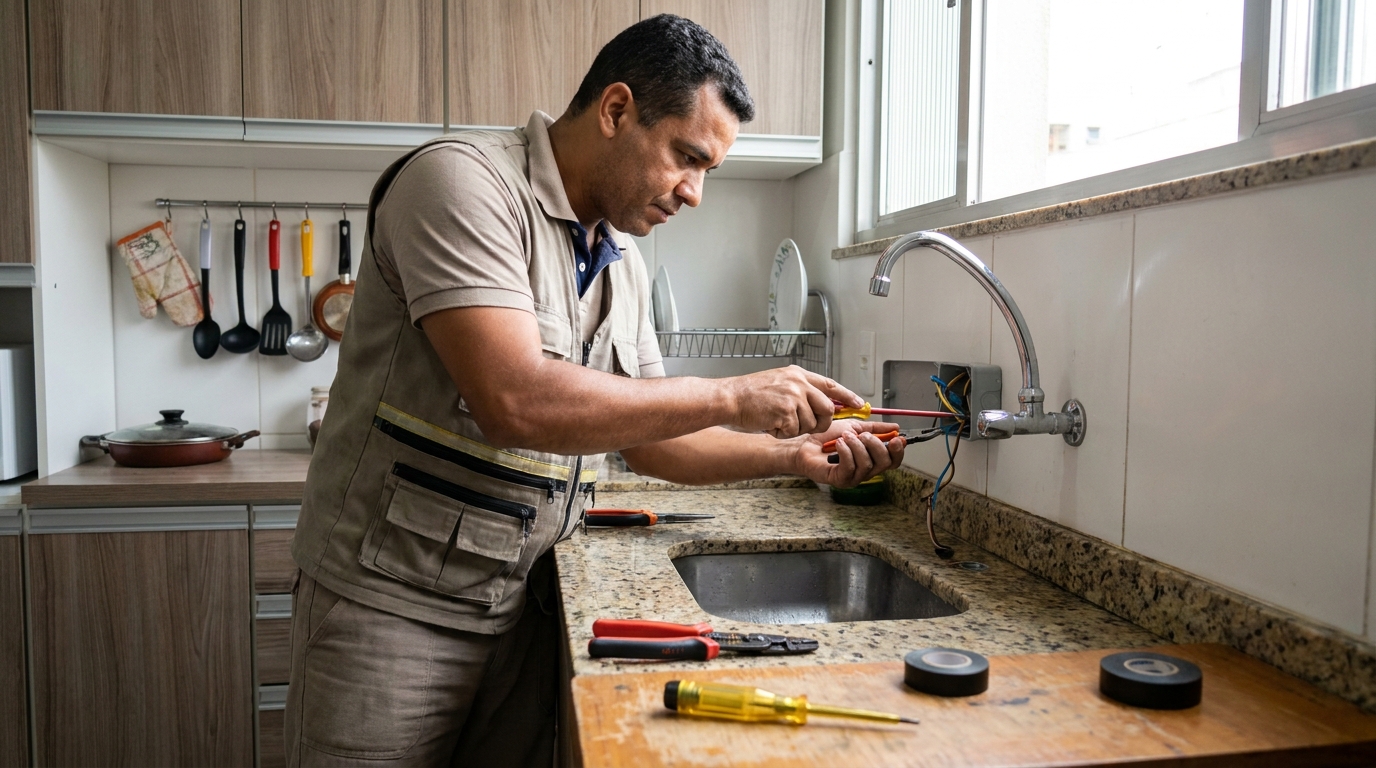Instalação em Cozinha ou Área Gourmet em Palmas‑TO