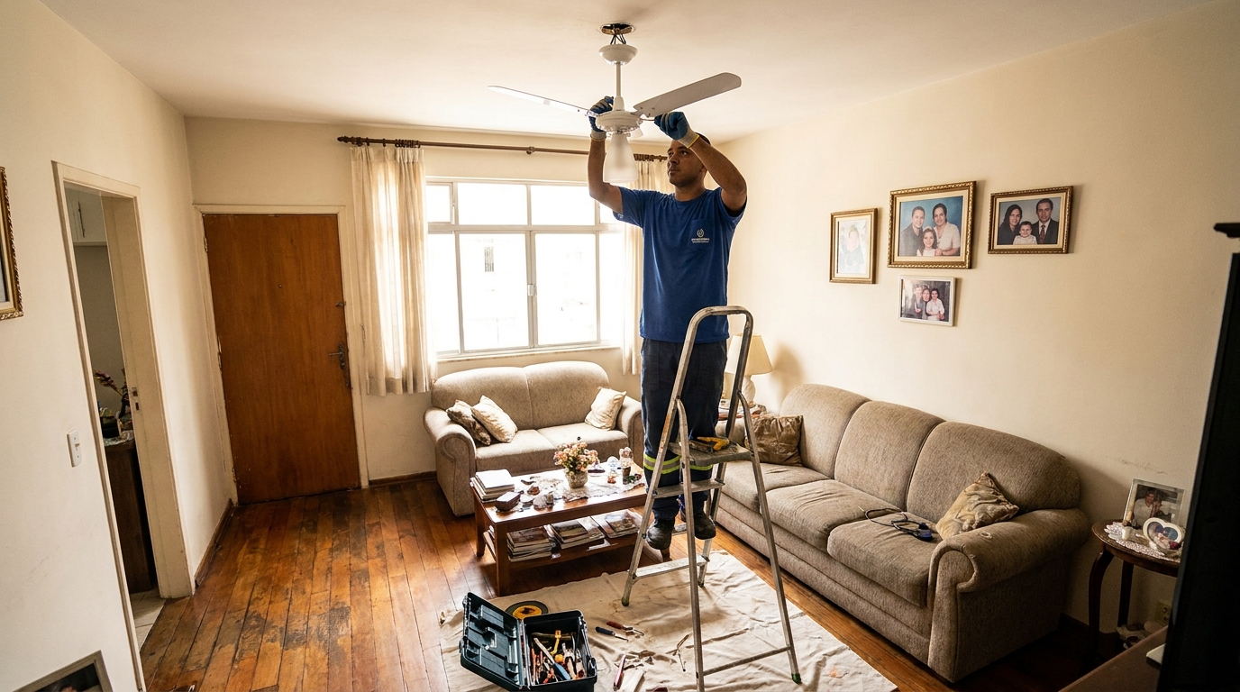 Substituição de Ventilador no Setor Morada do Sol 2, Palmas‑TO